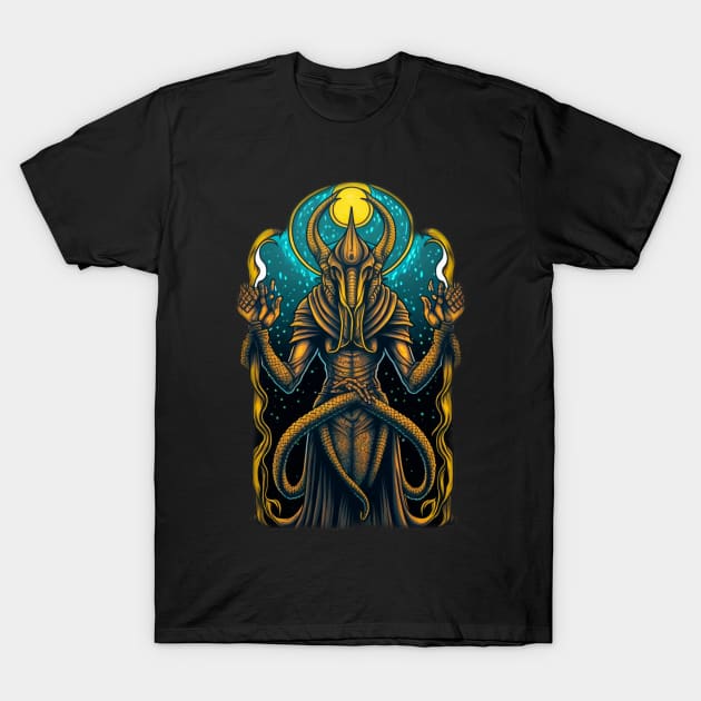 King Anubis T-Shirt by gblackid